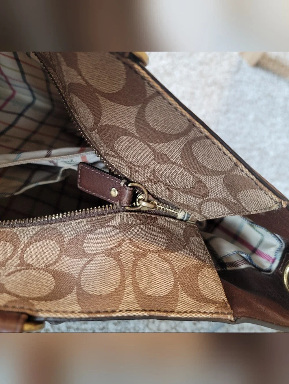 Coach diaper bag